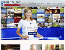 Tablet Screenshot of belltalent.com